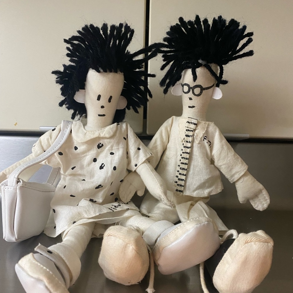 Vintage 1985 Fido/dido dolls. (7up)